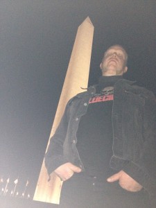 Egon at the Washington Monument