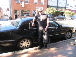 Rock Egon with car